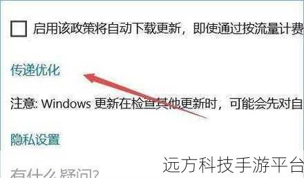 掌握这些技巧，轻松限制 Win10 更新补丁下载速度