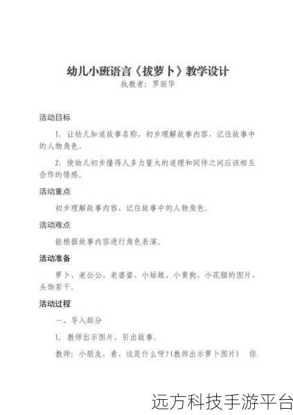 拔萝卜 生猴子:1. 拔萝卜的启示:团结协作的重要性