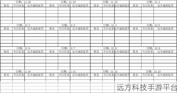 小圈惩罚任务表微博每日任务:1. 每日挑战:完成小圈惩罚任务的乐趣与收获