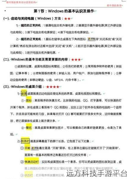 windows好妈妈：1. 《Windows操作系统的全面解读与应用技巧