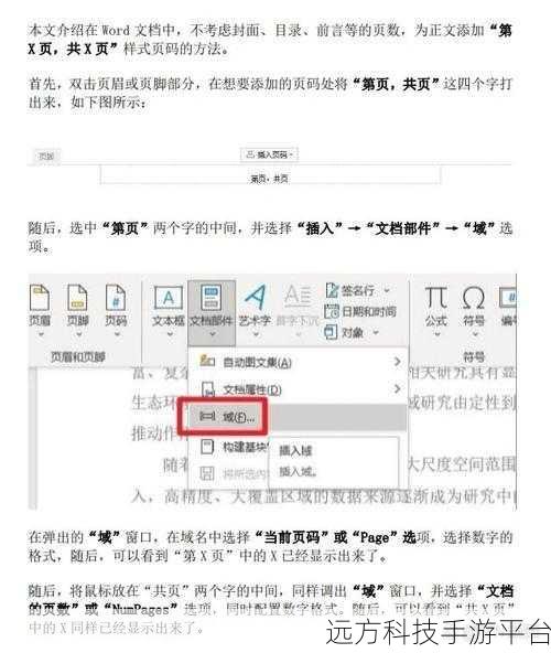打破常规,实现每页页码独特设置秘籍