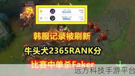 韩服最新rank排名:1. 韩服最新排位赛:新英雄崭露头角