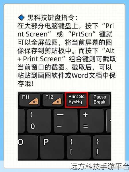 掌握电脑截屏快捷键,轻松记录精彩瞬间