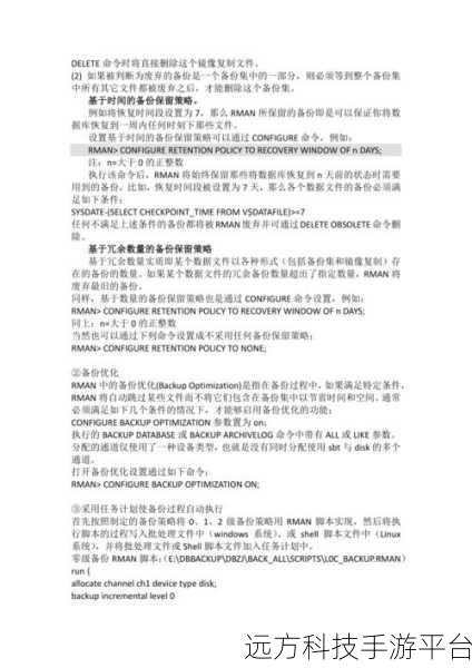 深入探索 Oracle RMAN 物理备份技术的管理与维护秘籍