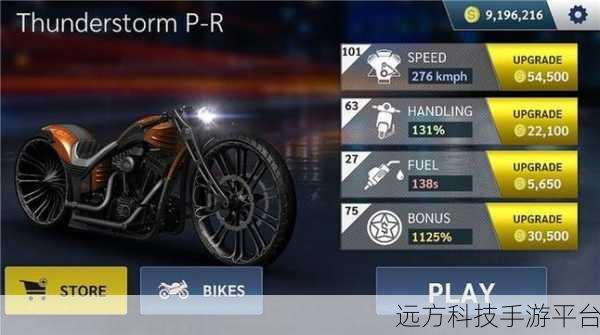 绝技飞车手震撼来袭，无限金币版摩托竞速盛宴