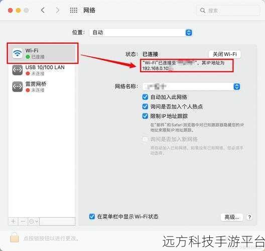 轻松掌握！苹果电脑查看本机IP与MAC地址秘籍