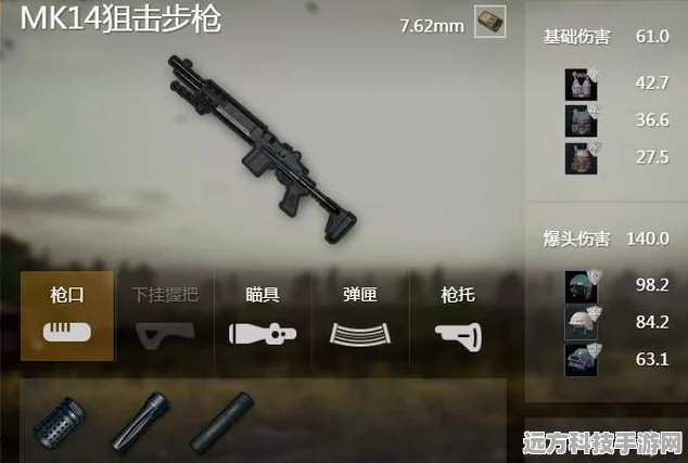 绝地求生全军出击，MK14武器性能全面剖析