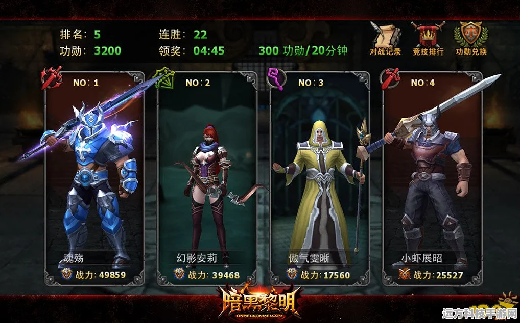 暗黑黎明竞技场制胜攻略，人物佣兵搭配详解
