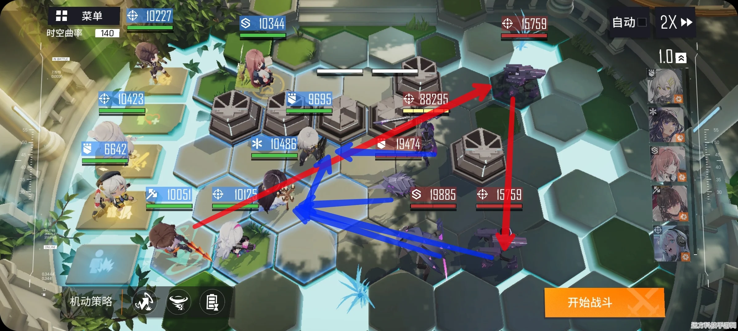 少女前线，云图计划1-10关卡深度通关攻略