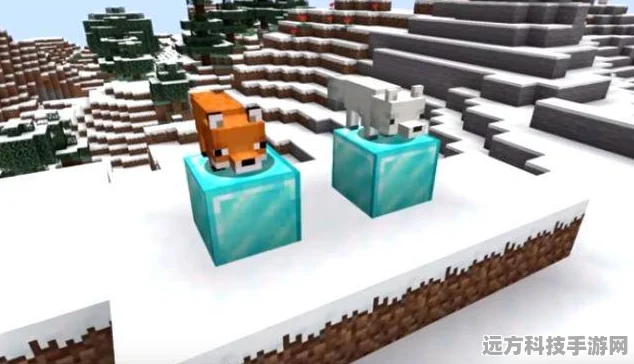 我的世界狐狸生成地揭秘，针叶林与雪地的灵动身影