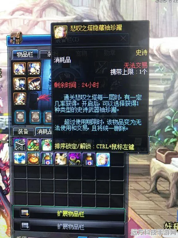 DNF悲叹的耳环袖珍罐，解锁传说与史诗的宝藏