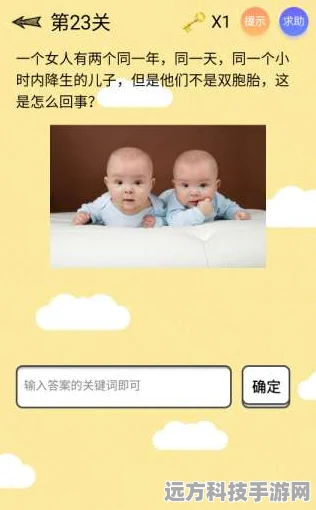 切片双胞胎，挑战操作极限的趣味闯关新体验