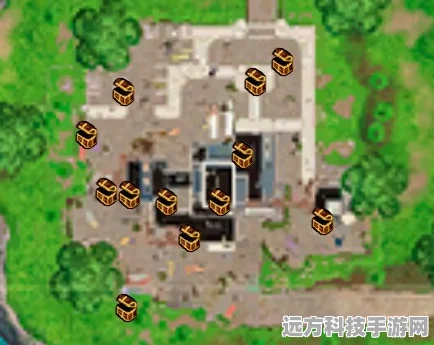 堡垒之夜手游致命领域，全地图宝箱位置大揭秘