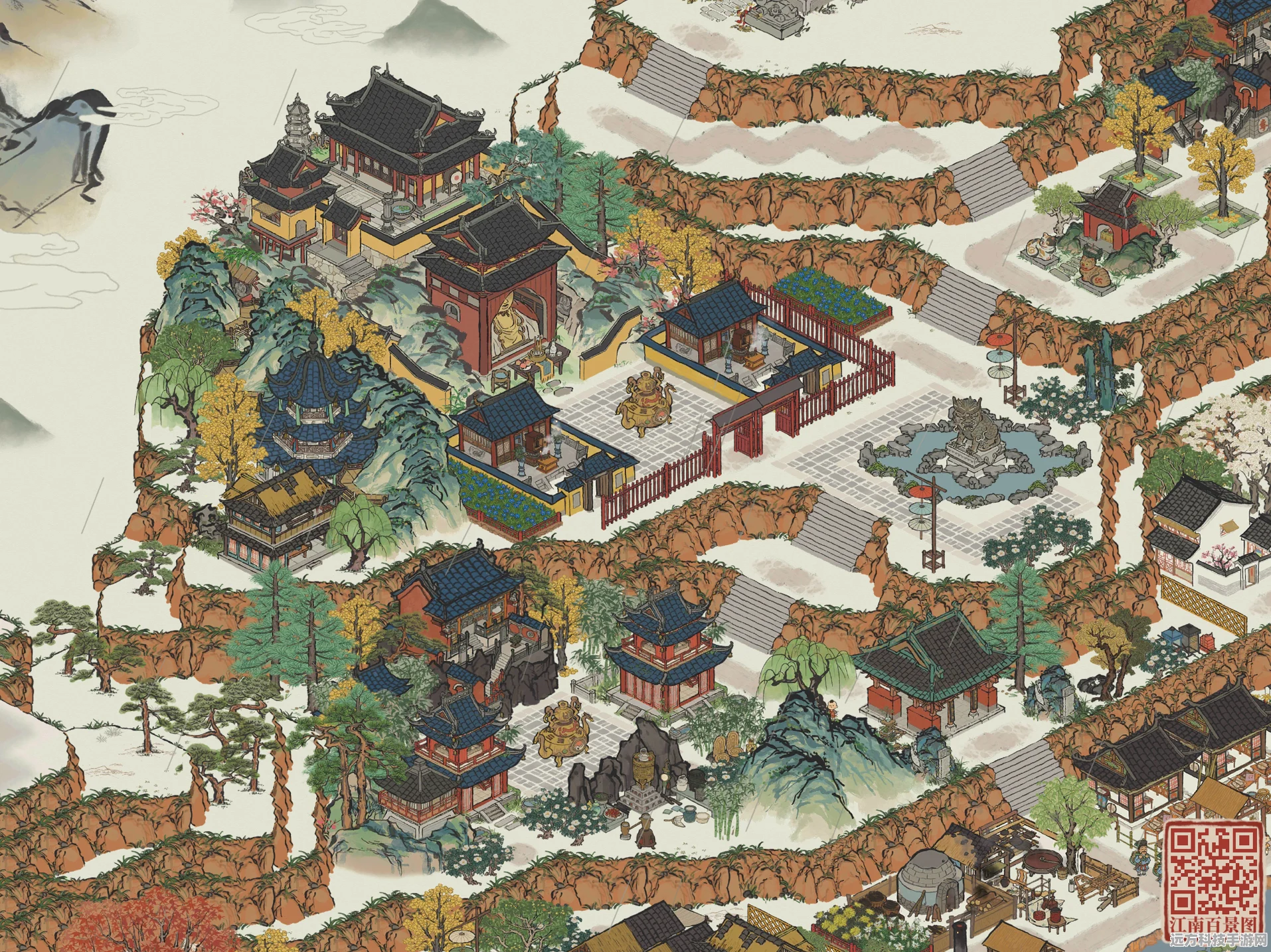 探秘江南百景图感业寺威仪 建筑布局巧心思