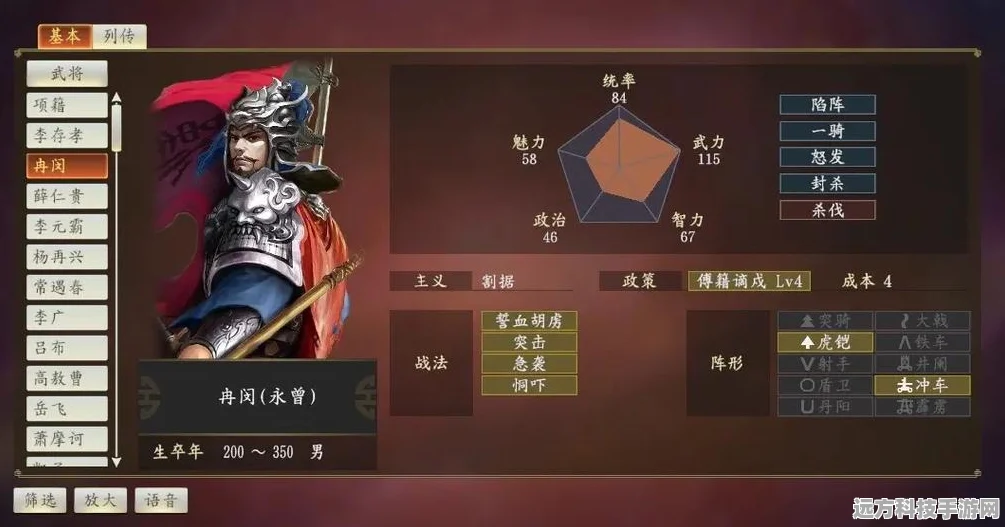 三国志14威力加强版，武将技全面攻略大揭秘