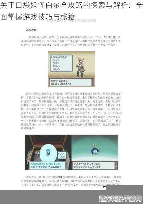 口袋妖怪白金，轻松解锁遗忘居合斩技能秘籍