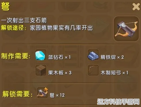 迷你世界，揭秘鲨鱼弓的合成之道