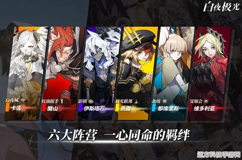 白夜极光角色璀璨夺目，探寻你的终极战力之星