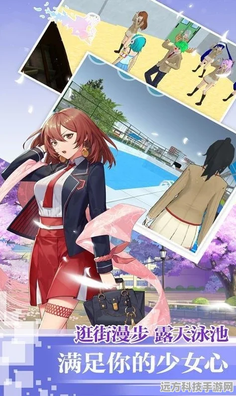樱花女生校园生活，沉浸式校园模拟游戏等你来体验