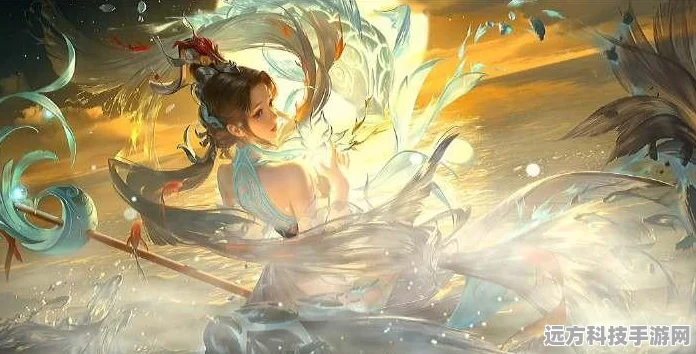 王者荣耀大乔白鹤梁神女特效震撼登场，神话与英雄的绝美交织