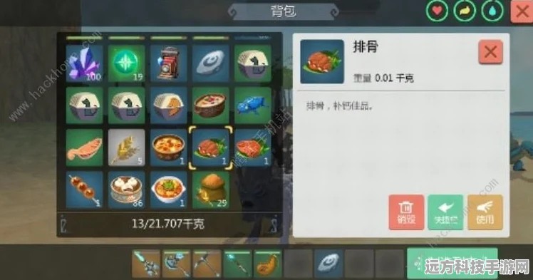 创造与魔法中饥饿值回复王者，揭秘最高饱食度食物