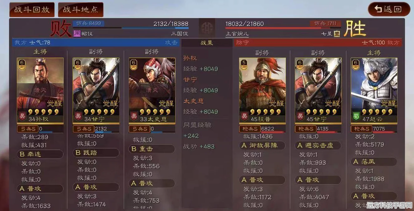 三国志战略版非攻制胜回血少？原因揭秘
