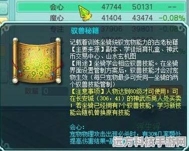 神武4法系门派特技搭配全攻略，策略升级，战力飙升