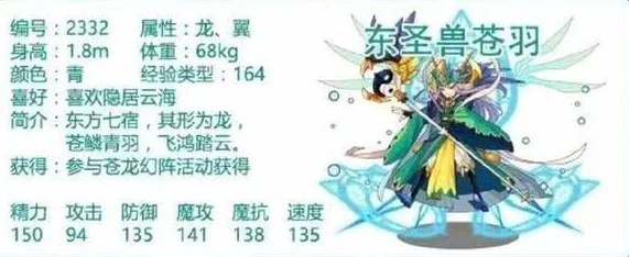 洛克王国东圣兽苍羽，技能搭配与战斗技巧深度剖析