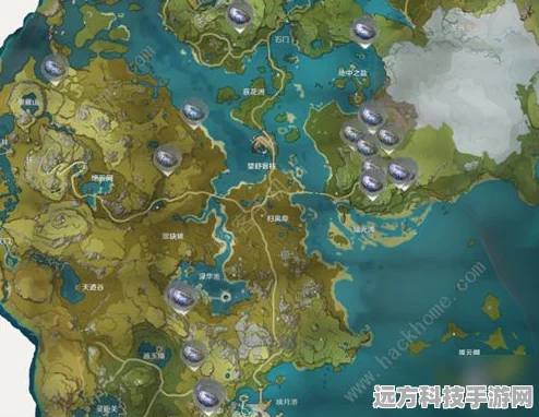 原神材料地图全揭秘，探索者的终极宝藏指南