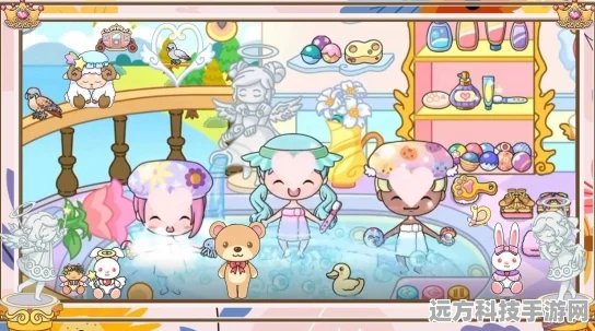 吉壁娃娃魔法世界，童趣卡通小镇，生活模拟新体验