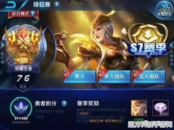 王者荣耀段位全揭秘，图标汇总与晋升之路