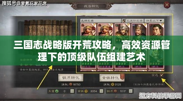 三国志战略版开荒全攻略，队伍搭配与实战技巧揭秘