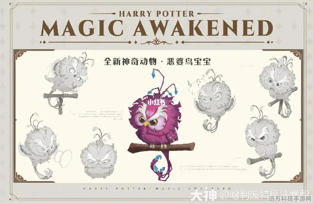 哈利波特魔法觉醒，揭秘恶婆鸟图鉴，探索神秘魔法生物