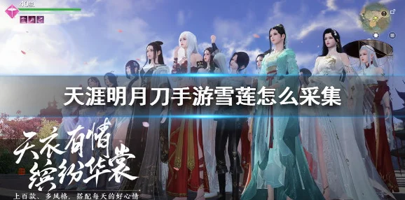 天涯明月刀手游，解锁竹笋雪莲，秘籍在手天下我有