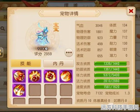 噬天虎全技能满成长攻略，打造顶级梦幻西游手游宠物