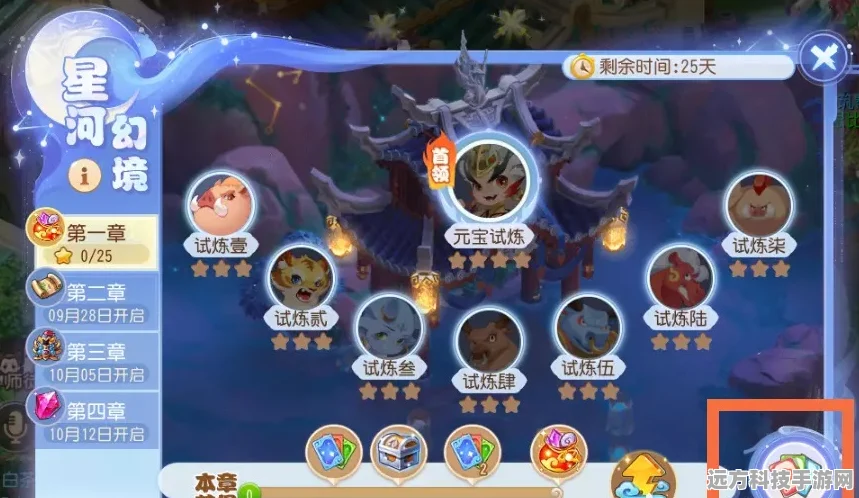 梦幻西游手游星河幻境第四章全攻略，解锁试炼新篇章