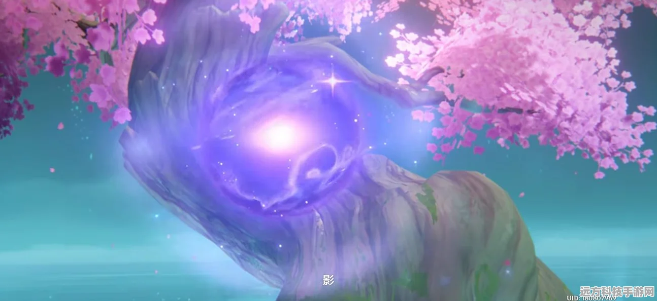 探索原神秘境，雷神守护下的奇幻风光