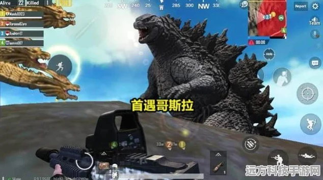 和平精英震撼联动！哥斯拉来袭，揭秘最炫皮肤面具背后的秘密