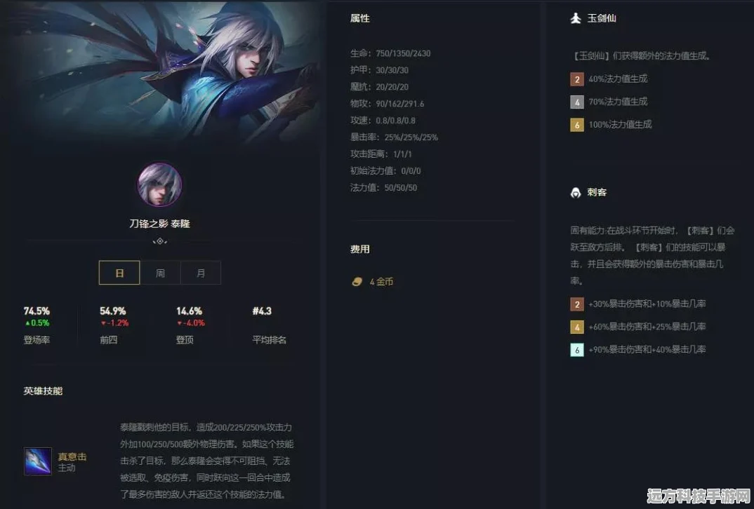 云顶之弈10.23版本，揭秘玉剑仙阵容的绝妙搭配