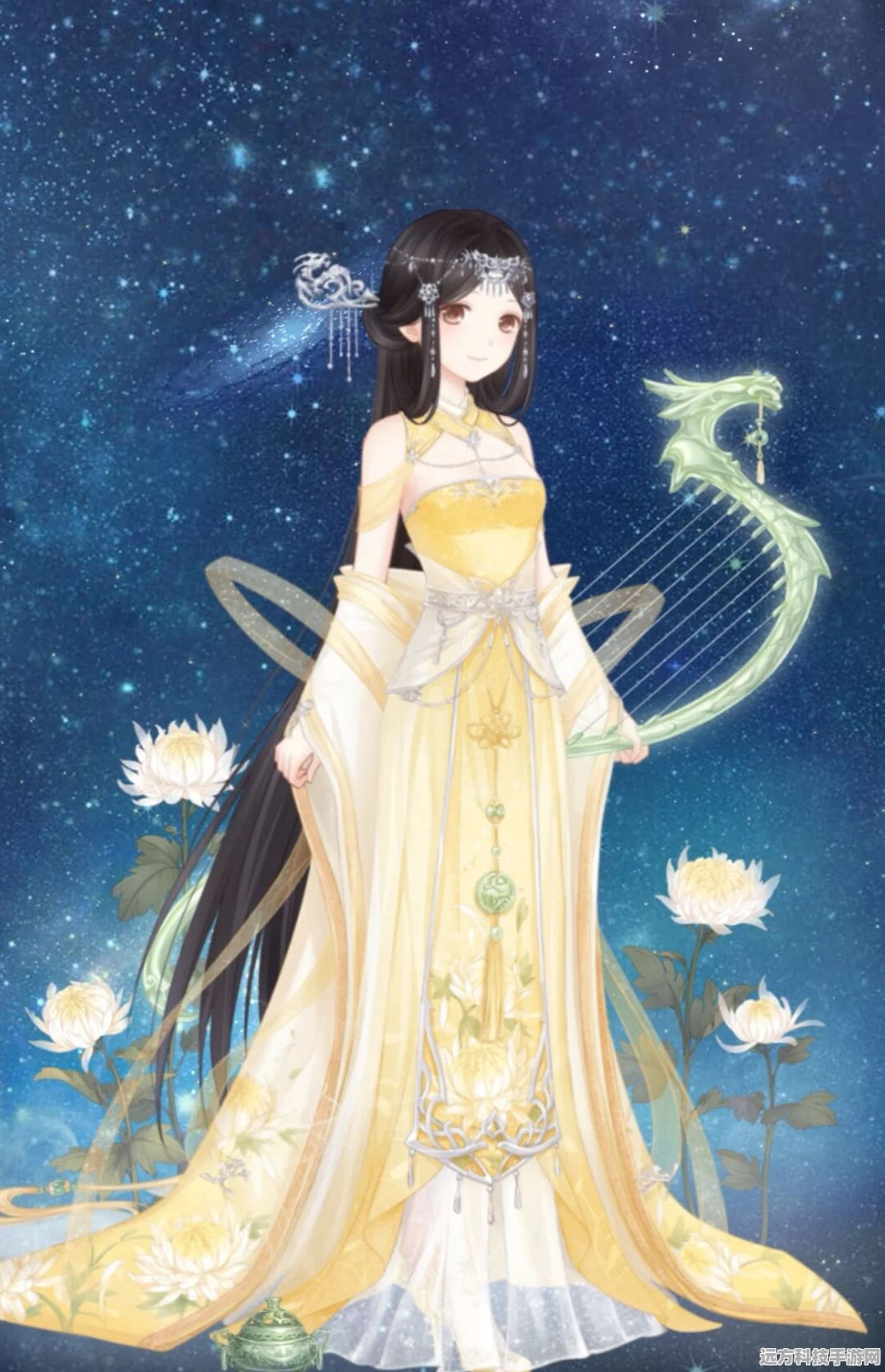 奇迹暖暖，钟离梓闪耀梦幻星辰主题，搭配才华获赞无数