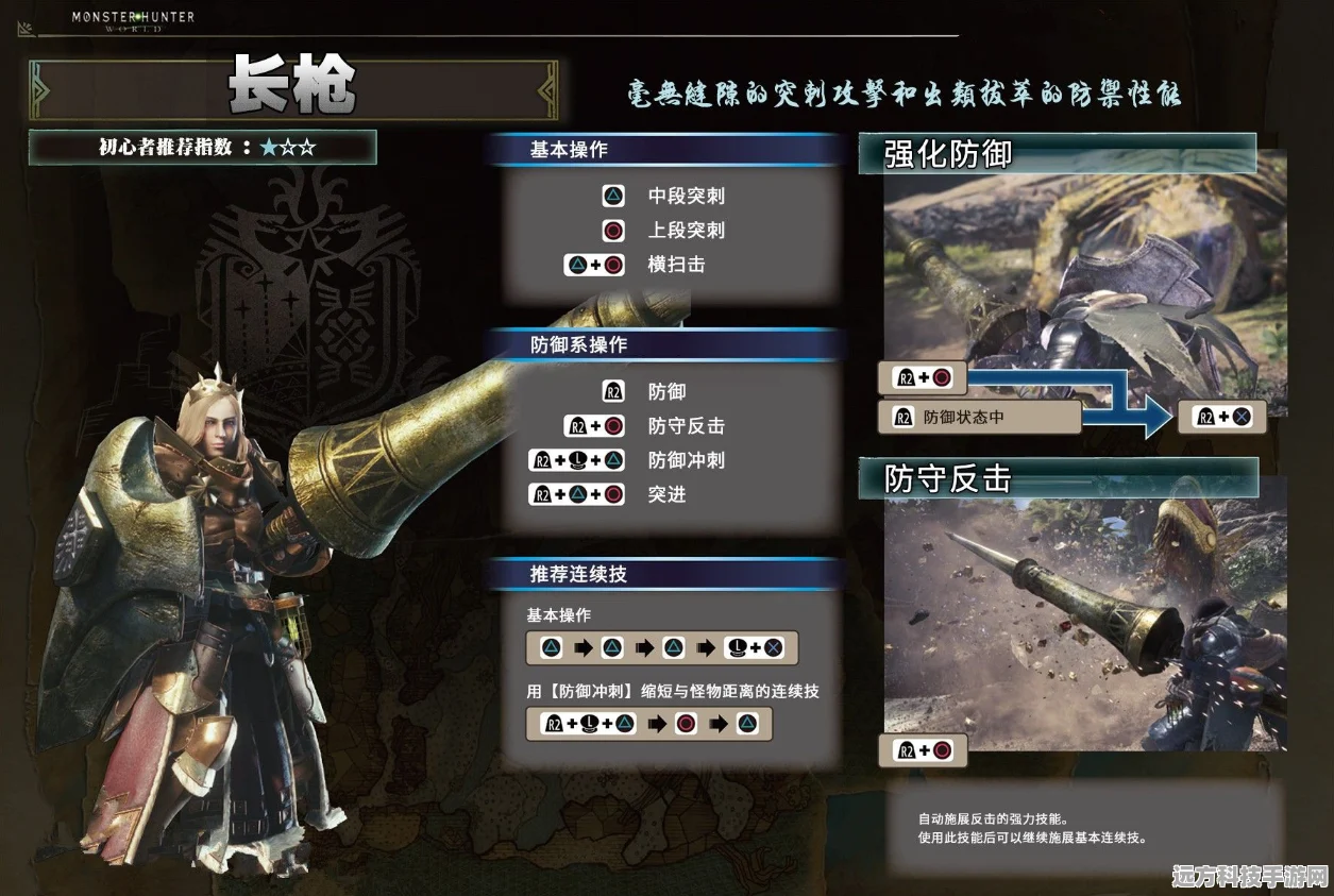 怪物猎人P2G新人指南，长枪武器选择攻略