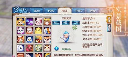 诛仙手游青云职业宠物搭配全攻略