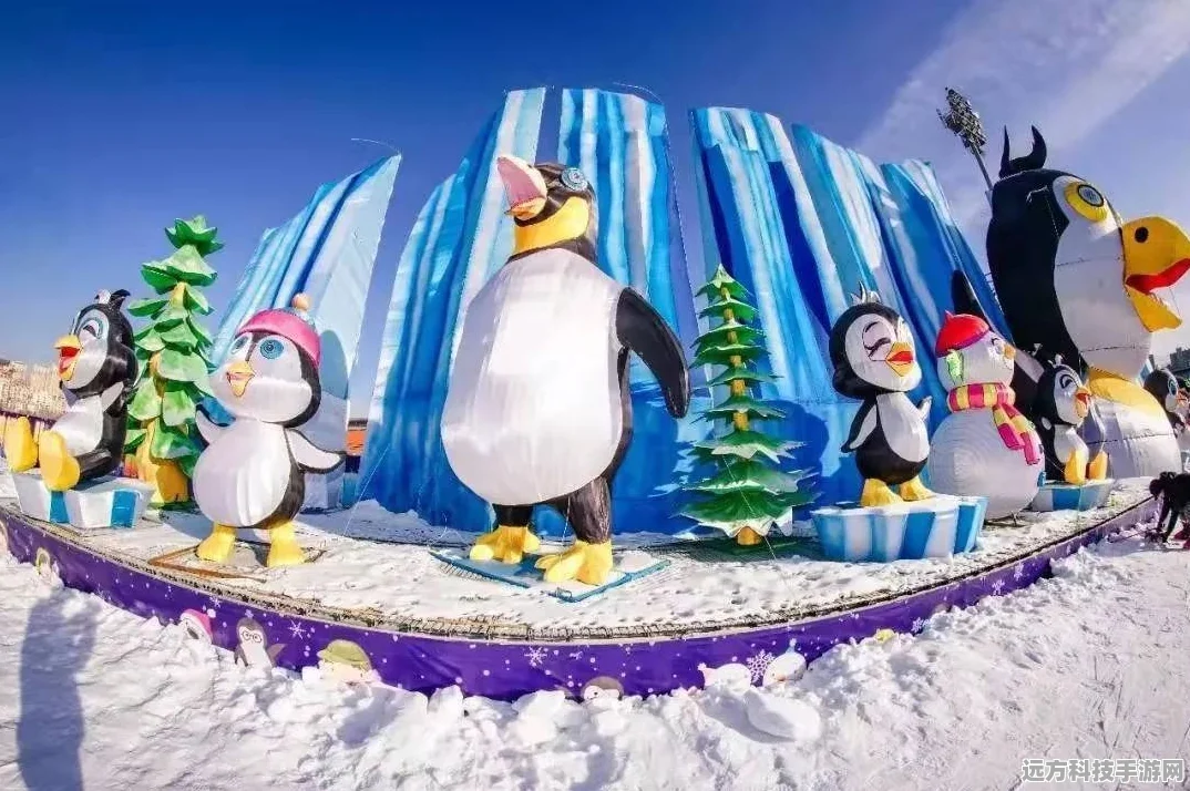 摩尔庄园冬日奇遇，雪球狂欢下的堆雪人艺术，DIY乐趣满载
