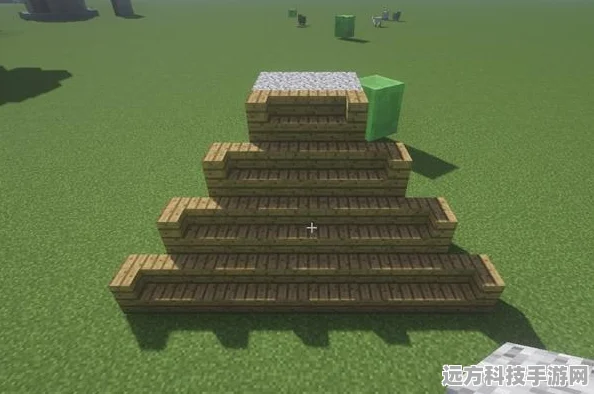 紫珀块楼梯打造秘籍，我的世界建筑新高度