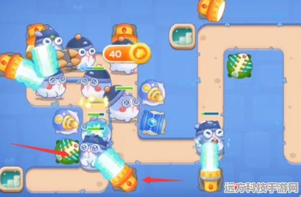 保卫萝卜4阿波道长1关，轻松过关全攻略图解