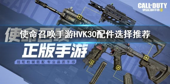 使命召唤手游HVK30配件搭配全攻略