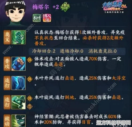 火影忍者OL，梅塔尔李技能深度剖析与实战应用