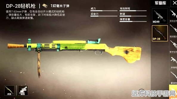 和平精英战场利器，揭秘最佳轻机枪之选