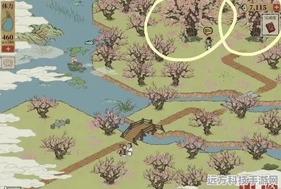 江南百景图桃花坞探险，揭秘巨石通行之谜