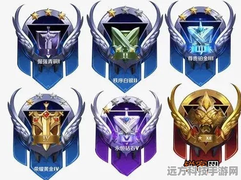王者荣耀段位全解析，排列顺序与图标边框一网打尽